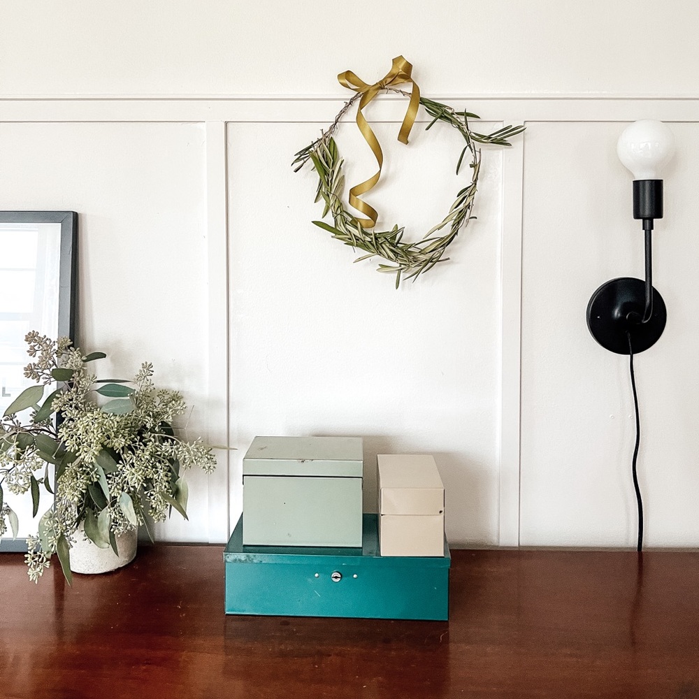 Set of 3 metal box organizers